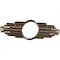 Ekena Millwork Elizabeth Architectural Grade PVC Pierced Medallion, 18"W x 9"H x 8 1/2"IH x 5"IW x 1/2"P, Bronze CMPP18X09EBABZ - alternate 2